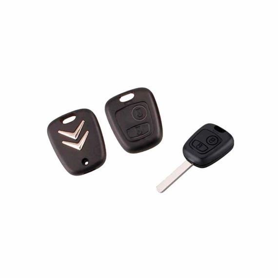 Carcasa Llave Citroen C3 2 Botones B08a
