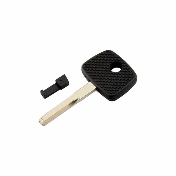 Carcasa Llave Peugeot 307 Portachip Mapa Logo Negro B10b