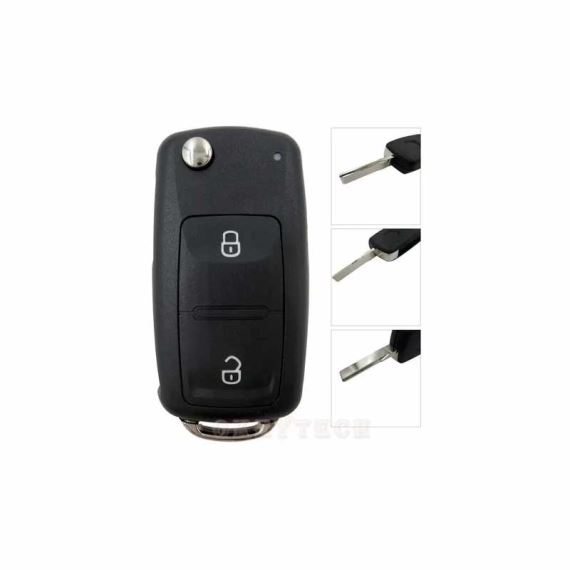 Carcasa Llave Navaja Vw Amarok Golf 2 Botones 