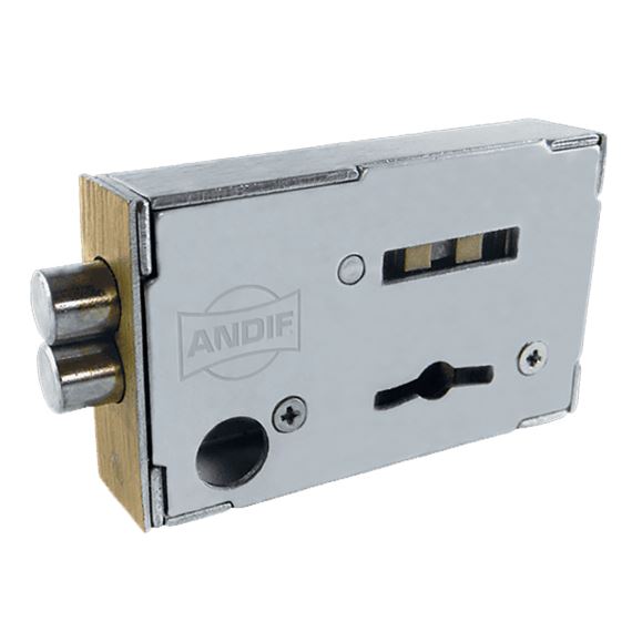 Cerradura Puerta Cristal Con Pasador Lateral  Andif 850