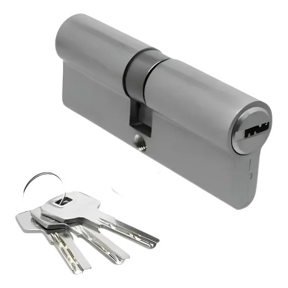 Cilindro Llave Computada Bronzen 80mm (40/40) Leva Centrada