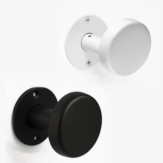 Pomo Fijo Desplazado Aluminio 