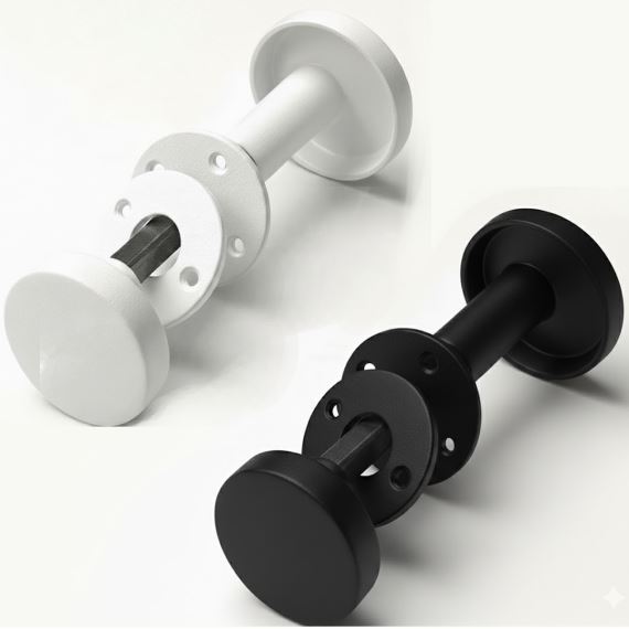 Pomo Doble Balancín Desplazado De Aluminio