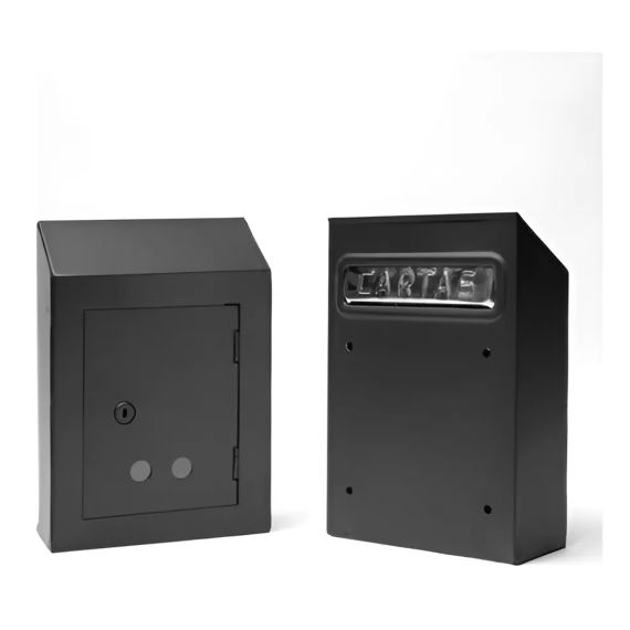 Buzon Para Reja Chapa Frente Inox Economico