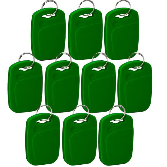 Llavero Llave Rectangular Rfid Virgen Regrabable 125khz X10u