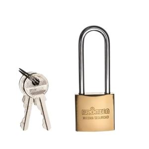 Candado Bronceado Aro Largo 32 mm