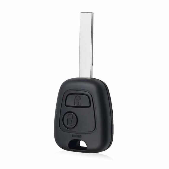 Carcasa Llave Peugeot 206 2 Botones Mapa B03b1